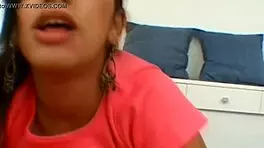 Brunette Young 18+ Girl Titjob Action