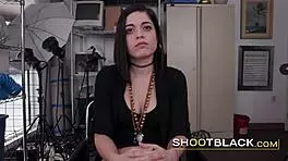 Naughty Babe With Porn Acting Aspirations Sucks Deep The Bbc