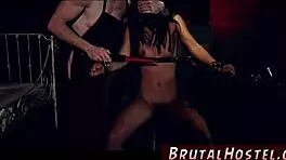 Why do German and black ebony punish poor little Latina teen Gina in garage?