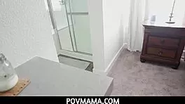 POVMama - I can’t resist banging my horny stepmom in bedroom! 😈