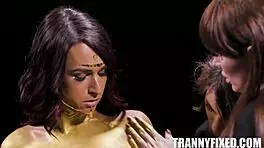 Khloe Kay Natalie Mars Adriana Chechik In Transsexual Threesome