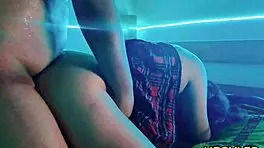 otaku lifts skirt and penetrates