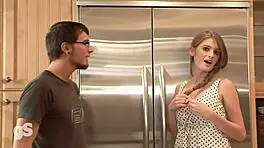 this night sexy brunette fucks wet pussy