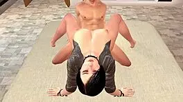 Does this big tits anime girl want a creampie? Yes!