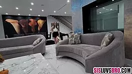 stepsister agreed to fuck stepbrother to keep his mouth shut about the taboo sex