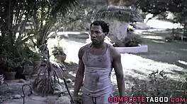 teenage skank blows big black cock