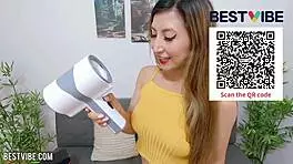 My young beautiful Asian girlfriend has brought me an amazing male masturbator