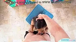 Horny Teen Brunette Summer Col Hammered by Danny Steele in Fat Old Natural Tits and Pussy Licking