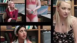 petite teen thief sits on cop's huge cock after being caught