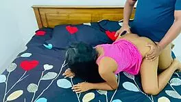Indian hot couple fuck hard in doggystyle