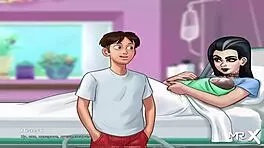 Summertime saga babe sucked off by new e3 27