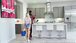 Chloe Temple arousal a deepthroat blowjob tits large black cock