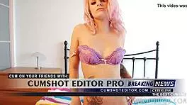 Gorgeous Girl Strips Slowly On Webcam In Bed