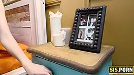 i'm watchin sis porn, this teen with long legs moans gettin stepbrother's hard penis in her hungry pussy