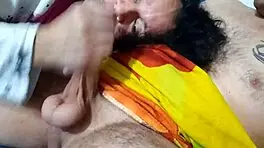 Mujer Mayor Chupando La Polla De Un Joven!