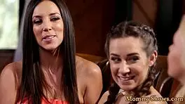 Threeway Milf Pleasured By Teen 18+S!