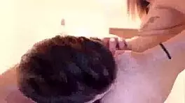 The ‘you’ve just met’ couple is recorded having sex on webcam although they cum at the same time