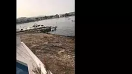 Teasing teen on spring break in bikini