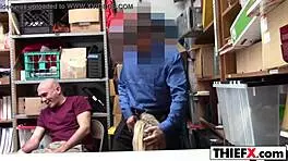 Burglar’s gets really up close and person with horny amateur teen