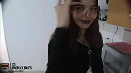 Stepbrother gives all his cum to petite stepsister mafer 😏