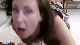 Mature hottie shares cock. Want to join?