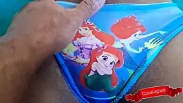 Thanking stepfather for panties with anal gift in return 😘