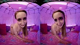 vrallure in her pillow palace with toys 😍