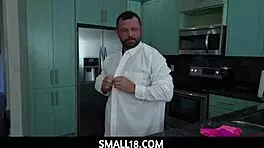 bratty little tease sadie pop gives emotional blowjob to sergeant miles