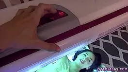 Sexy redhead teen 18+ blows annoying stepbro