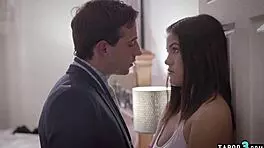 Creepy Census Taker Harasses Shy Teen for Taboo Fucking