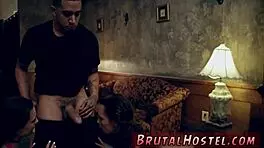 teen massage turns rough with bondage 😱