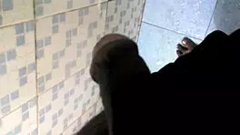 Teen masturbates and cums sperm in a casual way