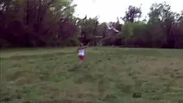 Teen Babe Flashes Panties Outside