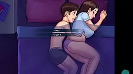 Summertime Saga 57 Playing Pussy Under Blanket