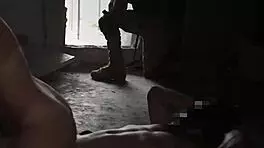 Milf shouts, 'Eat my pussy!' in threesome