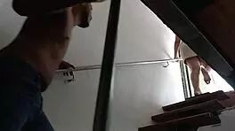 stepsister fucked on terrace after shower