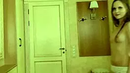 Impressive Sweetie Masturbates Tight Vulva Until She Is Cumming