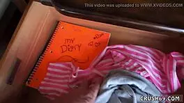 Cute Teen Babe With Huge Tits Enjoys Masturbation