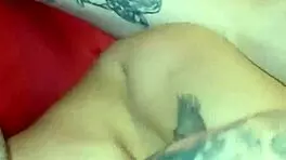 Cum on Redhead's Small Tits