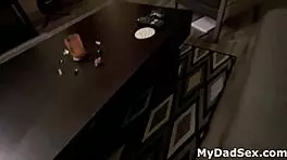 Pervert Dad Fucks His Hot Daughter Hard