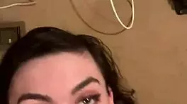 Hot blow job on big cock