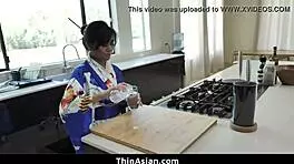 Watch this hot Asian teen 18+ crave that big white cock! She blows it tight and rough.