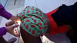 Brunette Pornstar Gets Assfucked Outdoors In Pajamas