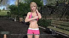 sexy blonde katia john stares at big boobs