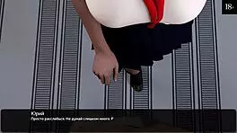 18-year-old Latina's intense encounter with black man in game