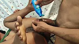 Two friends decide to fuck bareback and they go wild, one is a big cocked man and the other is a girl with a small pussy