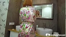 Alluring Redhead Gives An Incredible Suck To A Lucky Guy's Cock