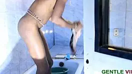 18 years old babe with no-brain gets pounded by monster black cock