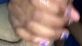 Friend gives wet blowjob to me