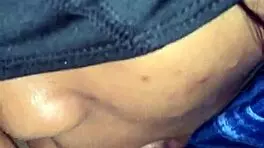 Friend gives wet blowjob to me